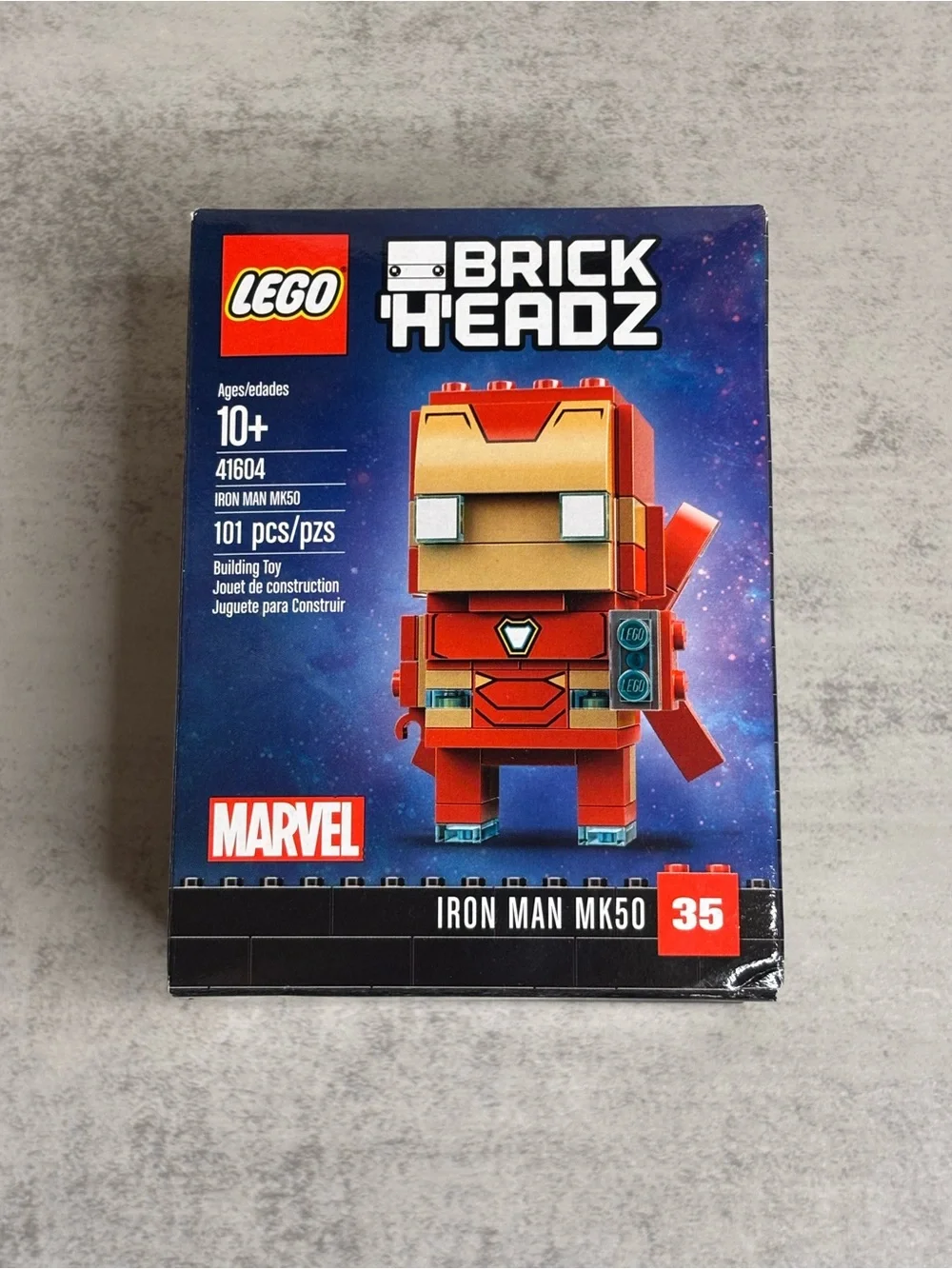 Lego Marvel BrickHeadz Iron Man MK50 Set (#41604)